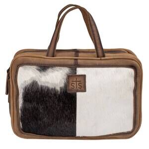 NEW STS RANCHWEAR unisex toiletry bag in cowhide